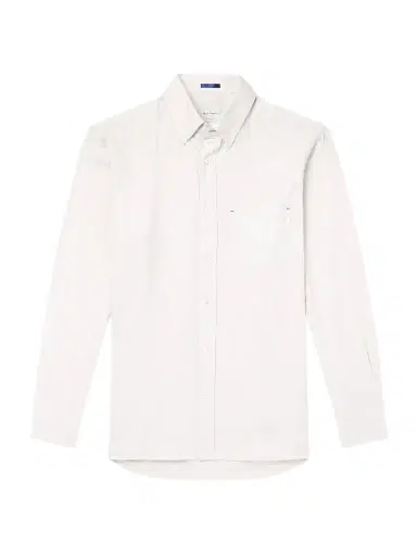 Paul Smith Button-Down Collar Cotton and Lyocell-Blend Herringbone Shirt - Men | Thumbnail 1 Paul Smith Button-Down Collar Cotton and Lyocell-Blend Herringbone Shirt - Men | Thumbnail 1