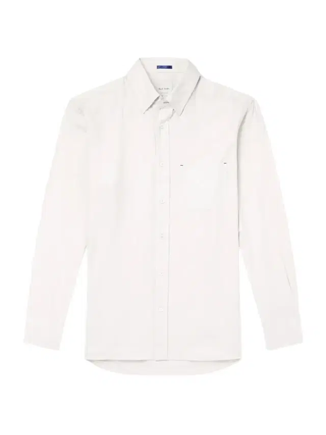 Paul Smith Button-Down Collar Cotton and Lyocell-Blend Herringbone Shirt - Men