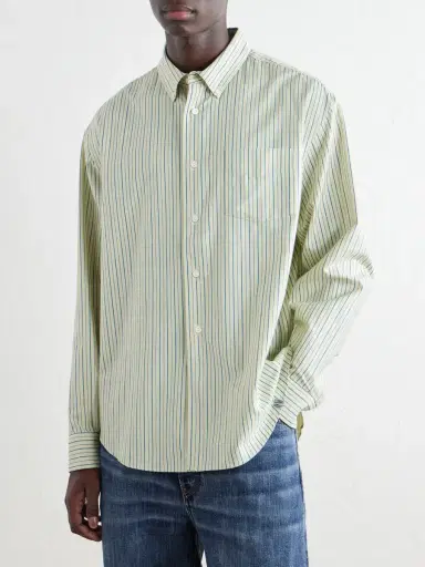 Visvim Beiler Striped Cotton Oxford Shirt - Men | Thumbnail 3