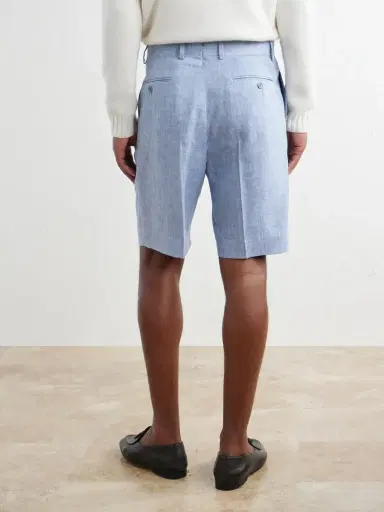 Ralph Lauren Purple Label Cotton Gabardine Shorts - Men | Thumbnail 4