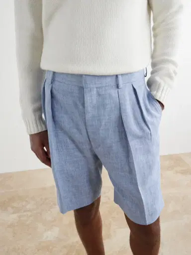 Ralph Lauren Purple Label Cotton Gabardine Shorts - Men | Thumbnail 5