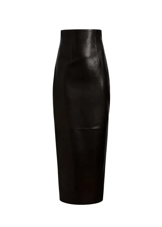 Khaite Loxley Skirt In Black Leather