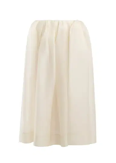 Khaite Adara Skirt In Cream | Thumbnail 1 Khaite Adara Skirt In Cream | Thumbnail 1