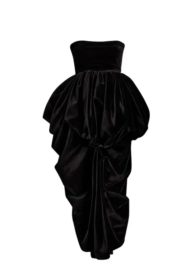 Khaite Bronte Dress In Black Velvet
