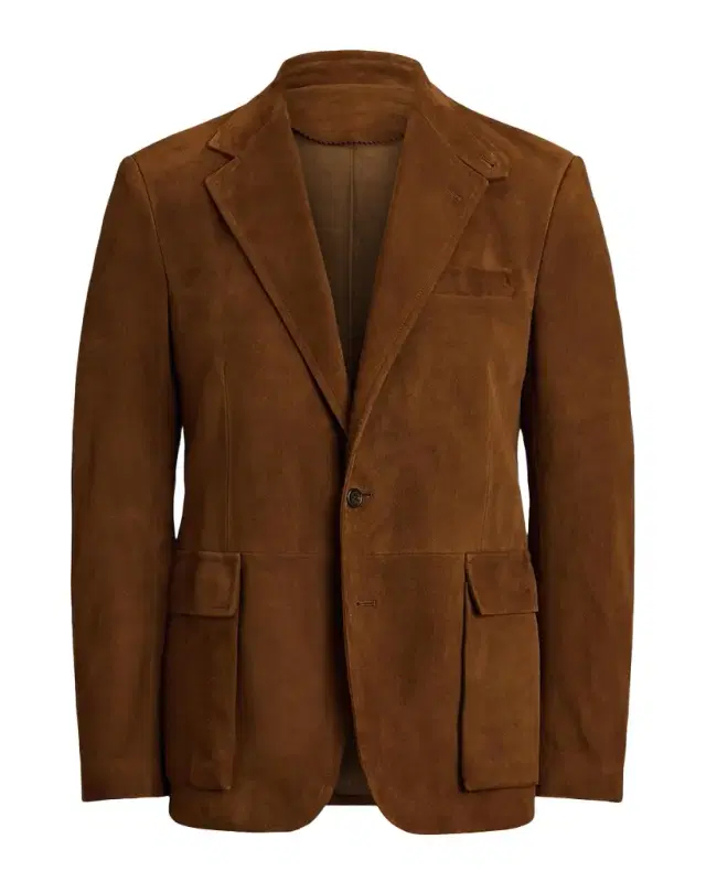 Polo Ralph Lauren Men's The RL67 Suede Two-Button Sport Jacket