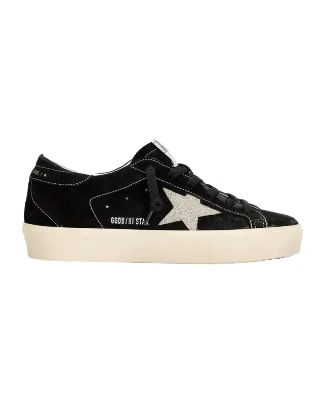 Golden Goose Ball Star Mixed Leather Low-Top Sneakers