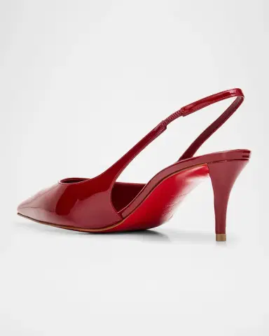 Christian Louboutin 60mm Miss Z Patent Leather Slingback Pumps | Thumbnail 3 Christian Louboutin 60mm Miss Z Patent Leather Slingback Pumps | Thumbnail 3