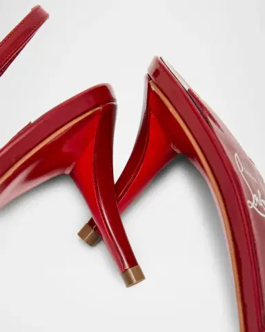 Christian Louboutin 60mm Miss Z Patent Leather Slingback Pumps | Thumbnail 4 Christian Louboutin 60mm Miss Z Patent Leather Slingback Pumps | Thumbnail 4