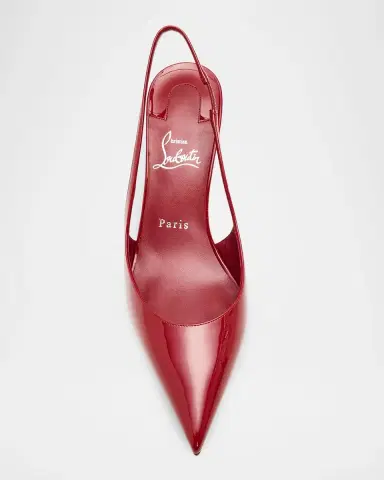 Christian Louboutin 60mm Miss Z Patent Leather Slingback Pumps | Thumbnail 5 Christian Louboutin 60mm Miss Z Patent Leather Slingback Pumps | Thumbnail 5