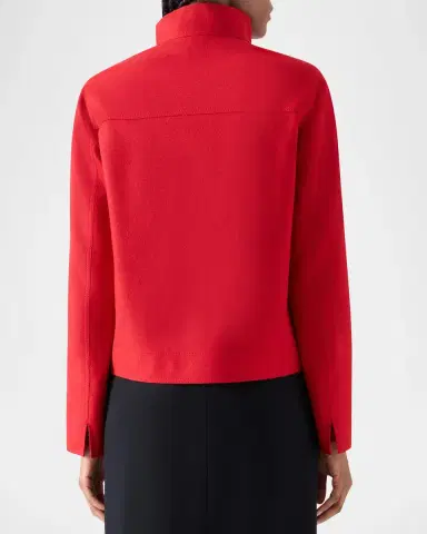 Akris punto Taglio Vivo Felted Wool Blend Jacket | Thumbnail 3