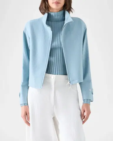 Akris punto Wool-Blend Blouson Jacket | Thumbnail 4