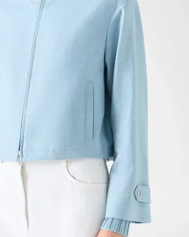 Akris punto Wool-Blend Blouson Jacket | Thumbnail 5