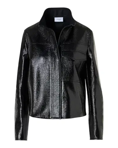 Akris punto Faux-Leather Lacquer Jacket | Thumbnail 1