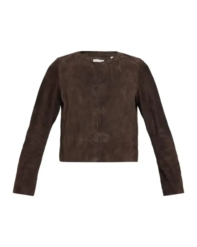 Vince Cropped Suede Jacket