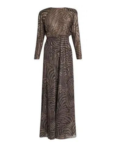 Ralph Lauren Collection Shannen Foiled Chiffon Evening Dress | Thumbnail 1 Ralph Lauren Collection Shannen Foiled Chiffon Evening Dress | Thumbnail 1