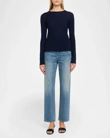 MAJESTIC FILATURES Machine Washable Cashmere Crewneck Pullover | Thumbnail 2 MAJESTIC FILATURES Machine Washable Cashmere Crewneck Pullover | Thumbnail 2