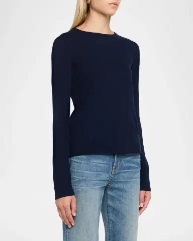 MAJESTIC FILATURES Machine Washable Cashmere Crewneck Pullover | Thumbnail 4 MAJESTIC FILATURES Machine Washable Cashmere Crewneck Pullover | Thumbnail 4