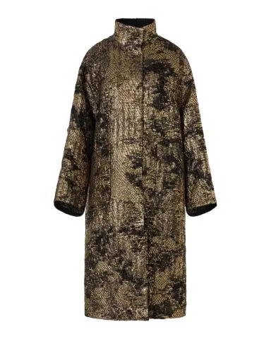 Akris Metallic Jacquard Oversized Coat | Thumbnail 1 Akris Metallic Jacquard Oversized Coat | Thumbnail 1