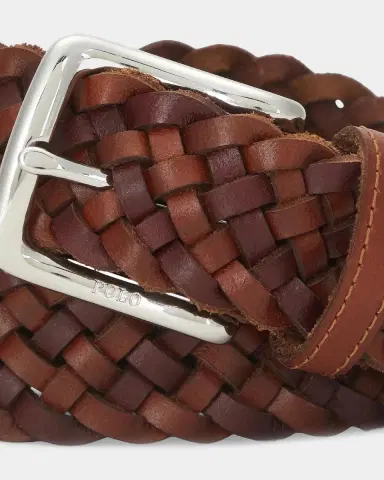 Polo Ralph Lauren Men's Westend Braided Leather Belt | Thumbnail 2