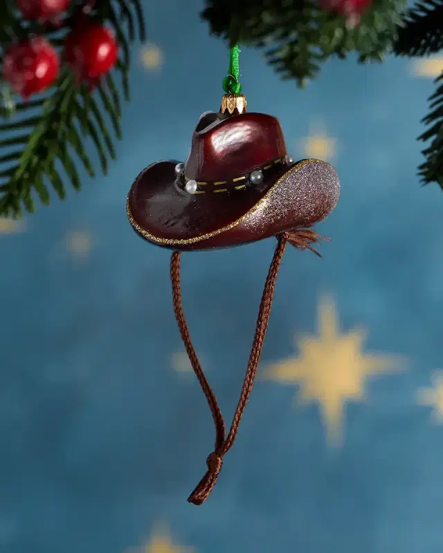 Exclusive Cowboy Hat Christmas Ornament