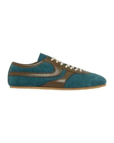 Dries Van Noten Men's Mosaicon T-Toe Suede Low-Top Sneakers | Thumbnail 1 Dries Van Noten Men's Mosaicon T-Toe Suede Low-Top Sneakers | Thumbnail 1