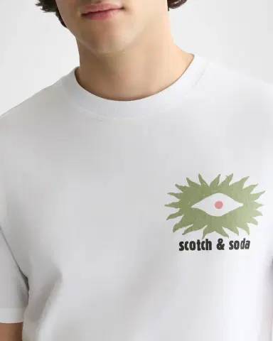 Scotch & Soda Men's Logo Graphic T-Shirt | Thumbnail 5 Scotch & Soda Men's Logo Graphic T-Shirt | Thumbnail 5