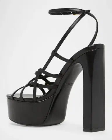 Versace 140mm Medusa Leather Platform Sandals | Thumbnail 2 Versace 140mm Medusa Leather Platform Sandals | Thumbnail 2
