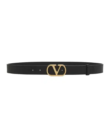 Valentino Garavani VLogo Signature Leather Belt 30MM | Thumbnail 3