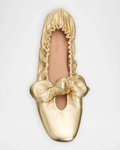 Zimmermann Carousel Leather Ballerina Flats | Thumbnail 3 Zimmermann Carousel Leather Ballerina Flats | Thumbnail 3