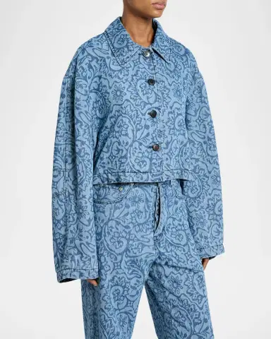 Dries Van Noten Vondero Denim Jacket | Thumbnail 4 Dries Van Noten Vondero Denim Jacket | Thumbnail 4