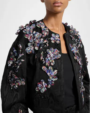 Dries Van Noten Vonda Bis Embellished Jacket | Thumbnail 5 Dries Van Noten Vonda Bis Embellished Jacket | Thumbnail 5