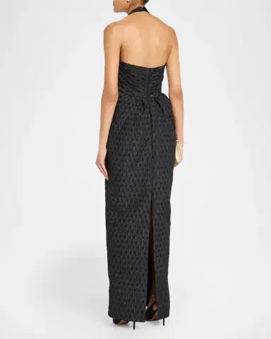 As It May Janelle Polka Dot Column Gown | Thumbnail 3 As It May Janelle Polka Dot Column Gown | Thumbnail 3