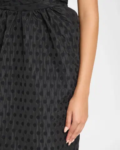 As It May Janelle Polka Dot Column Gown | Thumbnail 5 As It May Janelle Polka Dot Column Gown | Thumbnail 5
