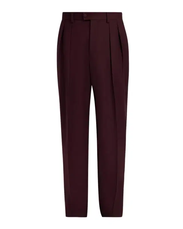 Dolce & Gabbana Men's Wool Gabardina Lana Pants