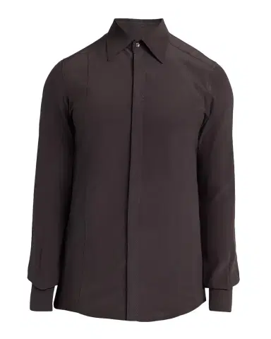 Dolce & Gabbana Men's Silk Long-Sleeve Collared Shirt | Thumbnail 1