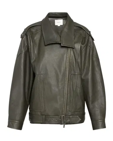 Vince Oversized Leather Aviator Jacket | Thumbnail 1 Vince Oversized Leather Aviator Jacket | Thumbnail 1