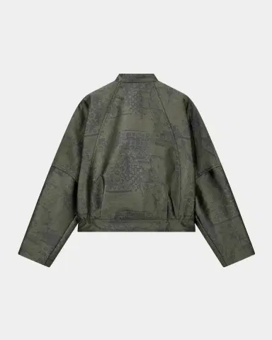 Emporio Armani Caban Abstract Jacquard Coat | Thumbnail 2