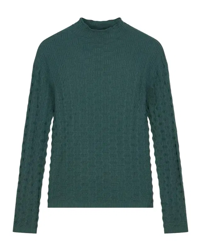 Emporio Armani Basketweave Sweater