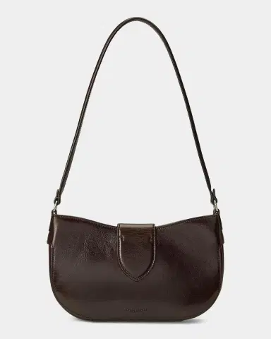 Ralph Lauren Collection Ricky Washed Calfskin Small Shoulder Bag | Thumbnail 3