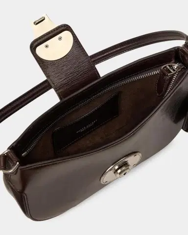 Ralph Lauren Collection Ricky Washed Calfskin Small Shoulder Bag | Thumbnail 4