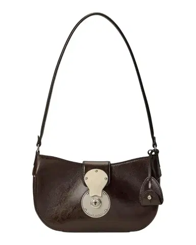 Ralph Lauren Collection Ricky Washed Calfskin Small Shoulder Bag | Thumbnail 1