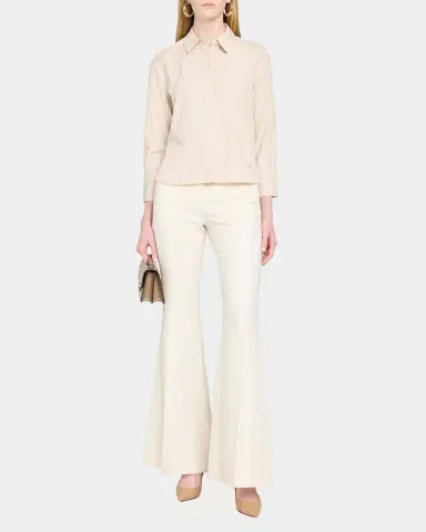 Kobi Halperin Alexie Striped Button-Front Blouse | Thumbnail 2
