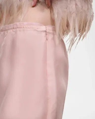 Staud Lark Silk Feather-Hem Mini Skirt | Thumbnail 5 Staud Lark Silk Feather-Hem Mini Skirt | Thumbnail 5