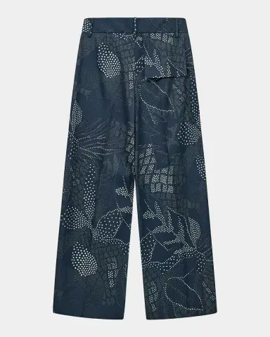 Emporio Armani Abstract-Print Wide-leg Trousers | Thumbnail 3