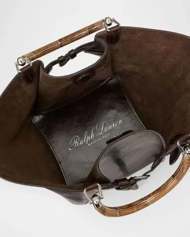 Ralph Lauren Collection The Ralph Washed Leather Tote | Thumbnail 4 Ralph Lauren Collection The Ralph Washed Leather Tote | Thumbnail 4