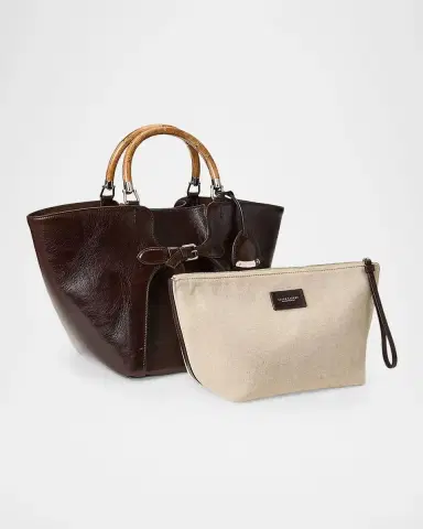 Ralph Lauren Collection The Ralph Washed Leather Tote | Thumbnail 6 Ralph Lauren Collection The Ralph Washed Leather Tote | Thumbnail 6