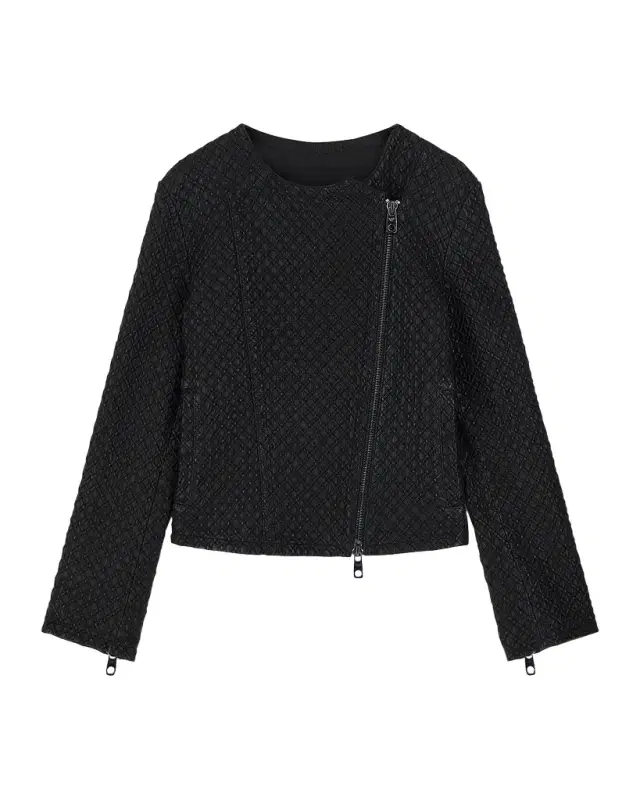 Quilted Blouson Jacket