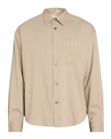 Frame Men's Hairline Stripe Button-Front Shirt | Thumbnail 5 Frame Men's Hairline Stripe Button-Front Shirt | Thumbnail 5