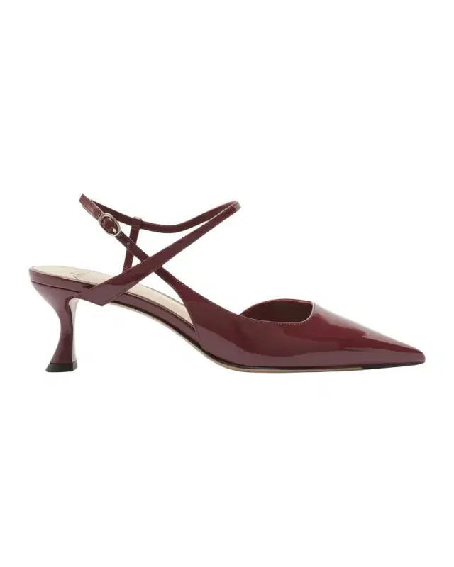 Alexandre Birman 60mm Tita Wrap Patent Leather Pumps