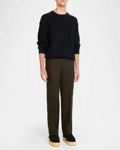 Frame Textured Wool Crewneck Sweater | Thumbnail 2